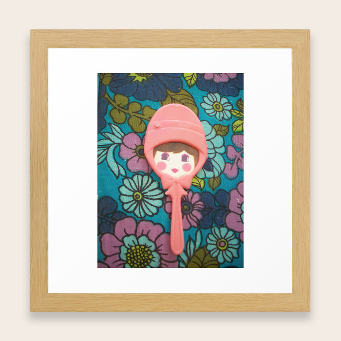 Mod Mirror Framed Art Print