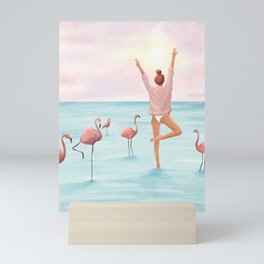 Big Flamingo Mini Art Print