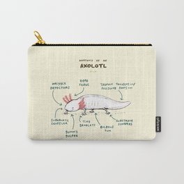Anatomy of an Axolotl Carry-All Pouch