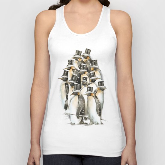 A Gathering in the Snow Unisex Tank Top