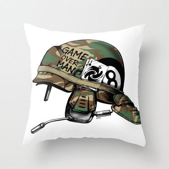 Game Over, Man! Throw Pillow