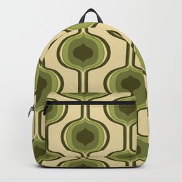 Mid-Century Modern Art 12.0 Abstract Stonefruit Pattern Backpack