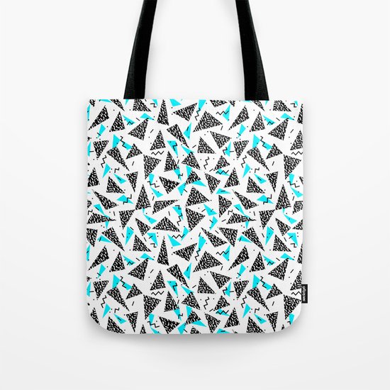 Missy - 80s Retro, Throwback Memphis Inspired Design Tote Bag
