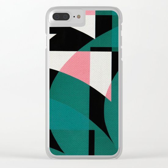 Flamingos Clear iPhone Case