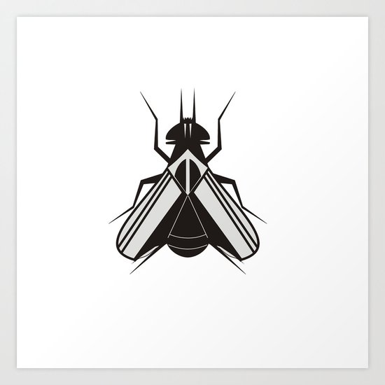 The fly Art Print