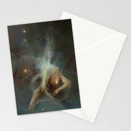 "Falling Star" by Witold Pruszkowski (1884) Stationery Cards