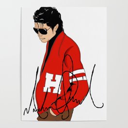 MJ too Cool Poster