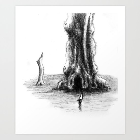 Sea Tree Art Print