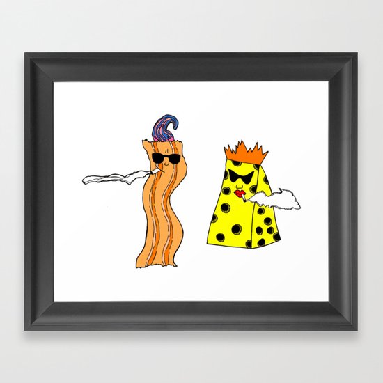 When Food Goes Bad Framed Art Print