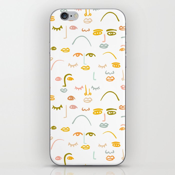 Faces of the World iPhone Skin