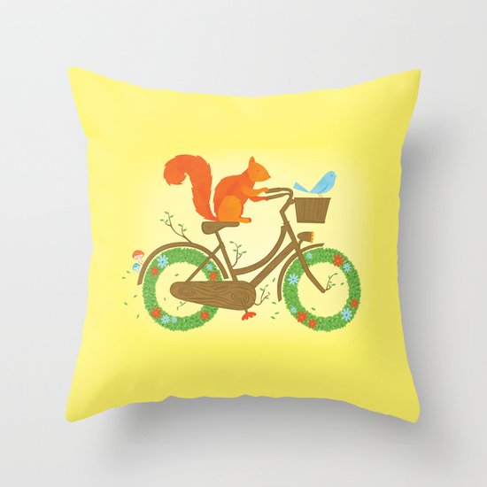Natural Cycles Throw Pillow