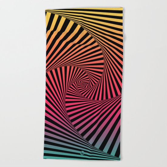 Summer Sunset Twista Beach Towel