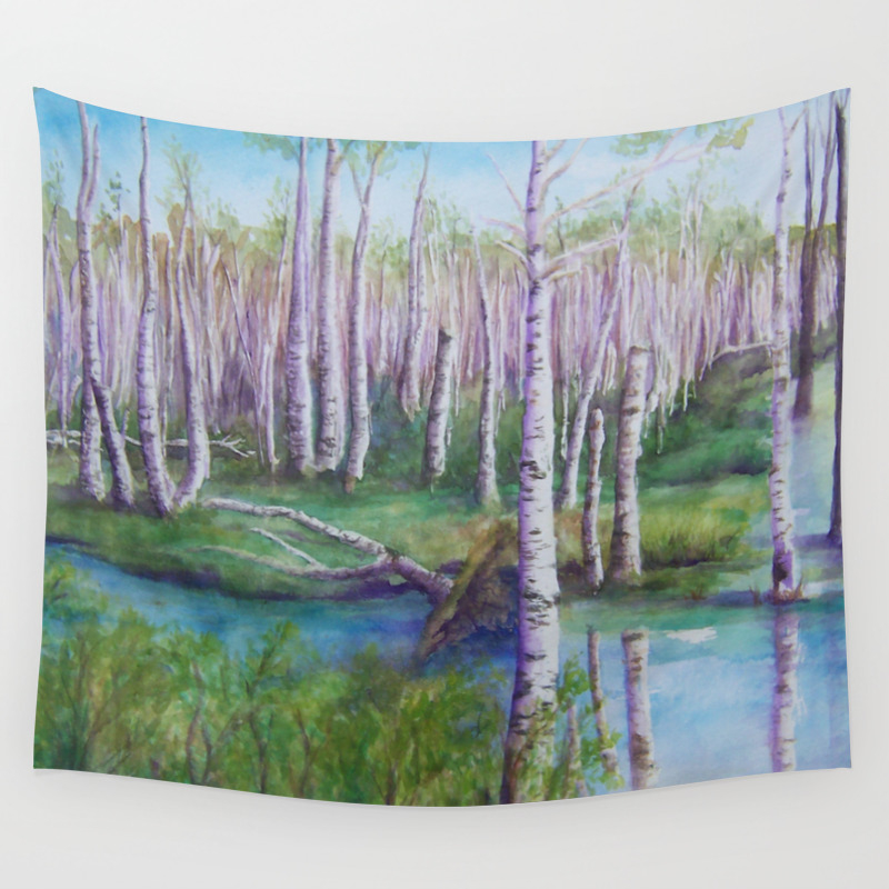 Crossing The Swamp Wc151101 12 Wall Tapestry By Csteenart Society6
