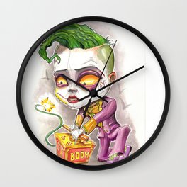 I Started A Joke Wall Clock | Watercolor, Hahaha, Art, Popsurrealism, Criminal, Artist, Markers, Puddin, Illustration, Joker 