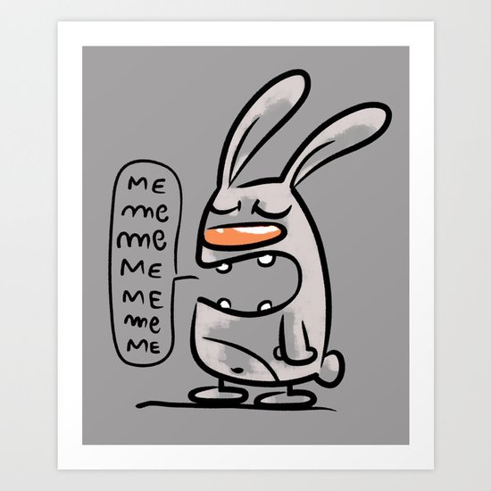Mememe Art Print