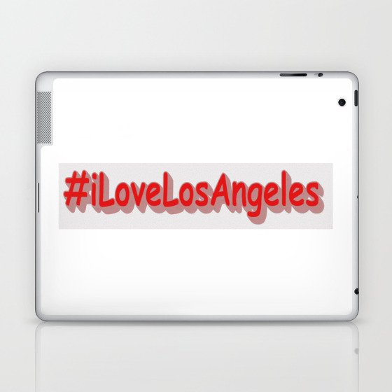 "#iLoveLosAngeles" Cute Design. Buy Now Laptop & iPad Skin