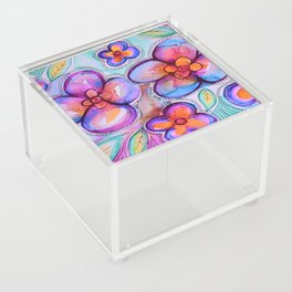 Flower power  Acrylic Box