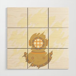 Diving Suit Wood Wall Art