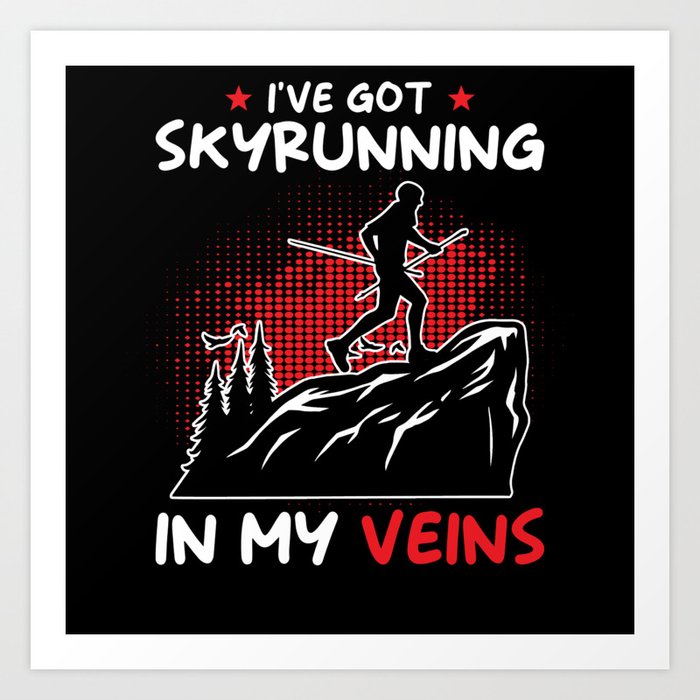 Skyrunning Art Print