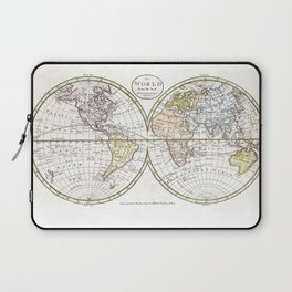 Map of the World by Payne - 1798 vintage pictorial map Laptop Sleeve