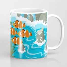 Elephant Dance With Fish Coffee Mug