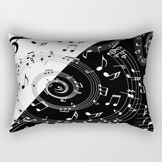 i love music Rectangular Pillow