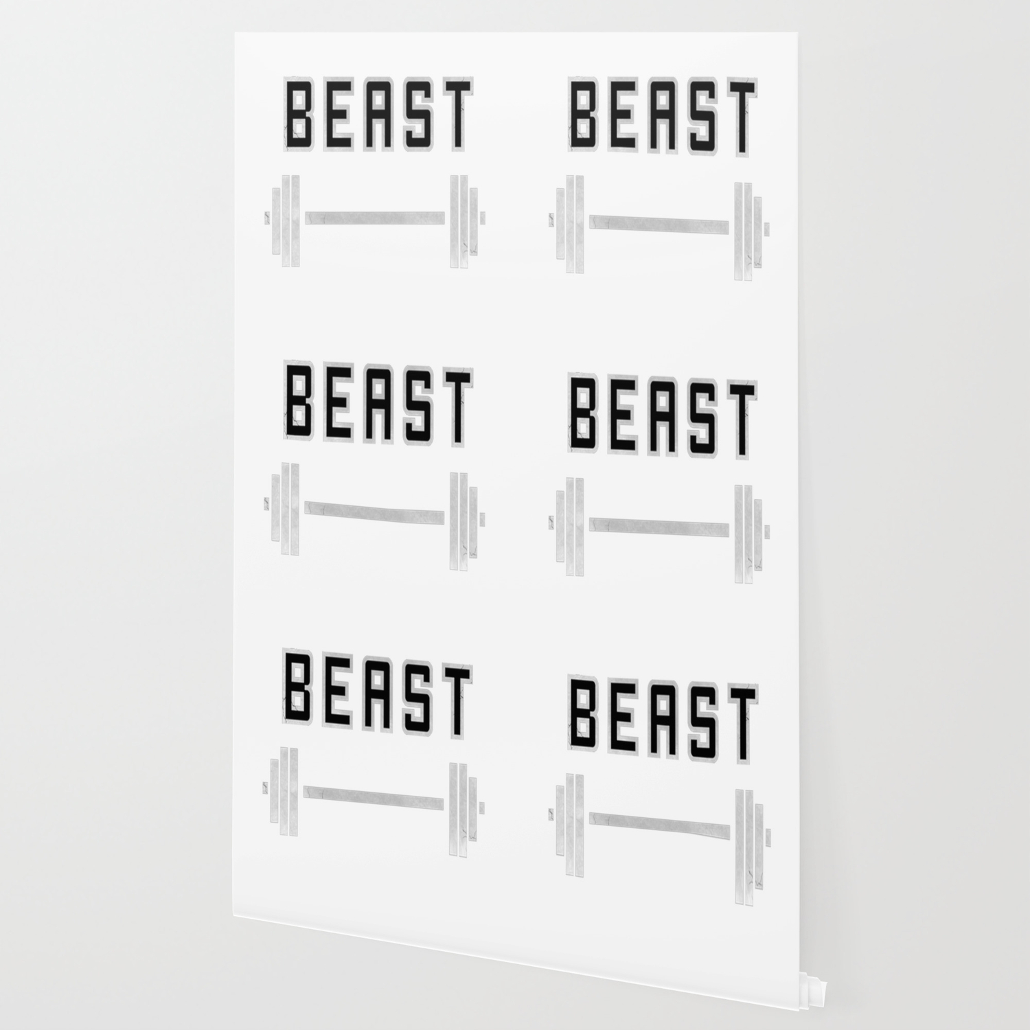 I am a beast at the gym Wallpaper by monarchy70616 | Society6