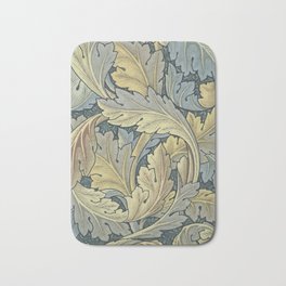 William Morris Acanthus Leaves Floral Art Nouveau Bath Mat