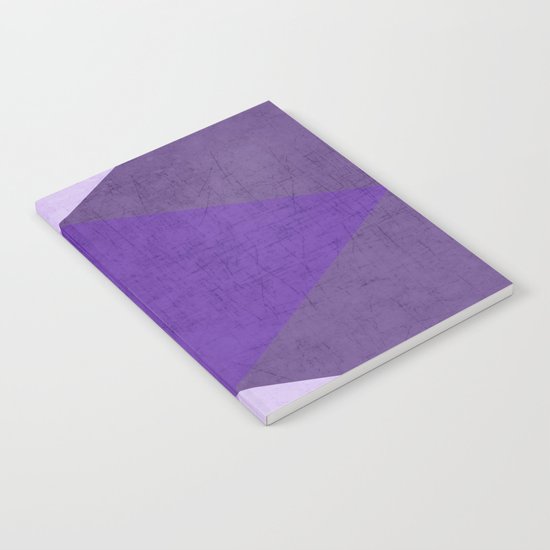 purple triangles Notebook