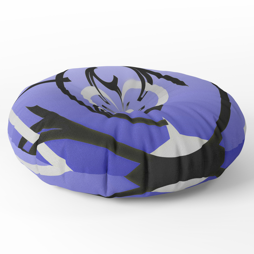 Static Motion X Round Floor Pillow - x 26
