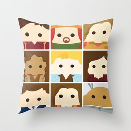 firefly, serenity collage Throw Pillow