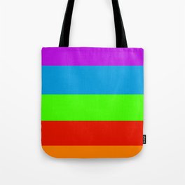 Fluorescent Rainbow |7 Colours Tote Bag