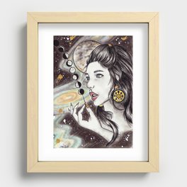 Moon Phase Recessed Framed Print
