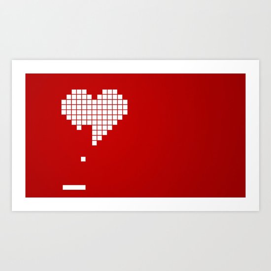 Arknoid Heart Art Print