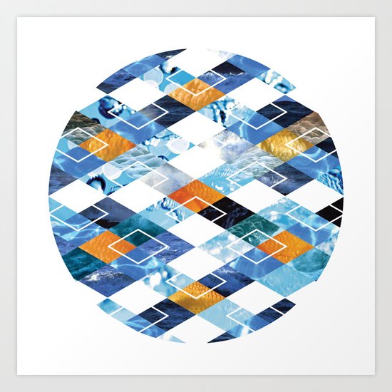 Argyle Aquarium Art Print