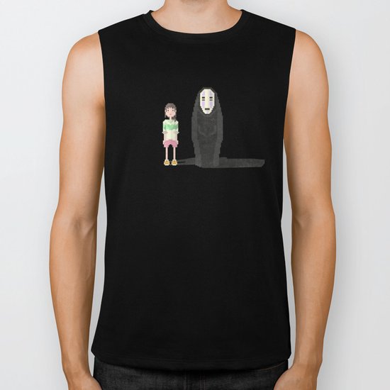 spirited away Biker Tank