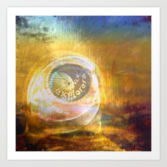 EXPLORERS ONLY / The Biggest Spatial Eye / 26-08-16 Art Print