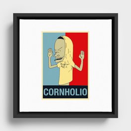 Cornholio Framed Canvas