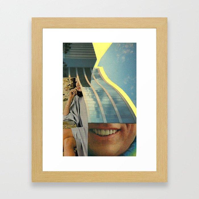 collage Framed Art Print