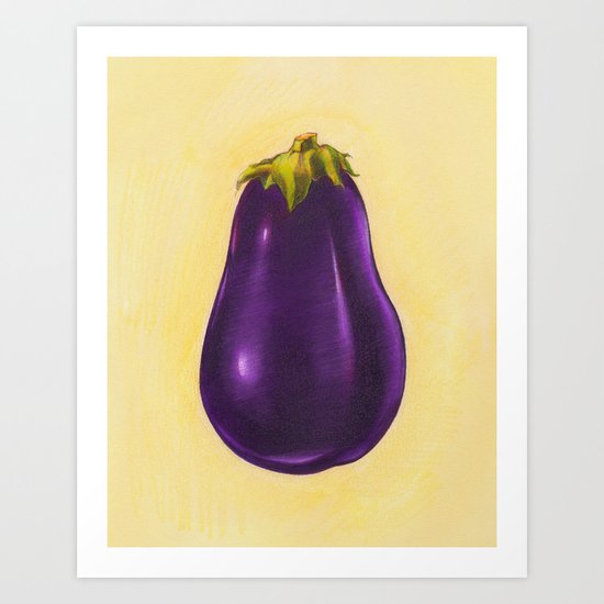 Egg Plant Art Print