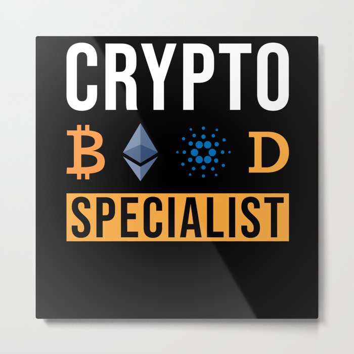 Cryptocurrency Specialist Metal Print