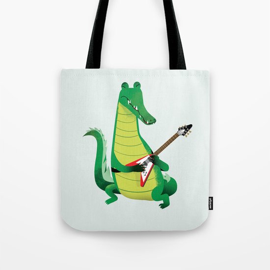 Crocodile Rock Tote Bag