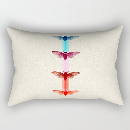 La Polilla Rectangular Pillow