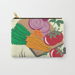Time for Some Soup Carry-All Pouch | Lunch, Soup, Basil, Popculture, Graphicdesign, Tomatoes, Redonion, Foodie, Parsley, Digital 