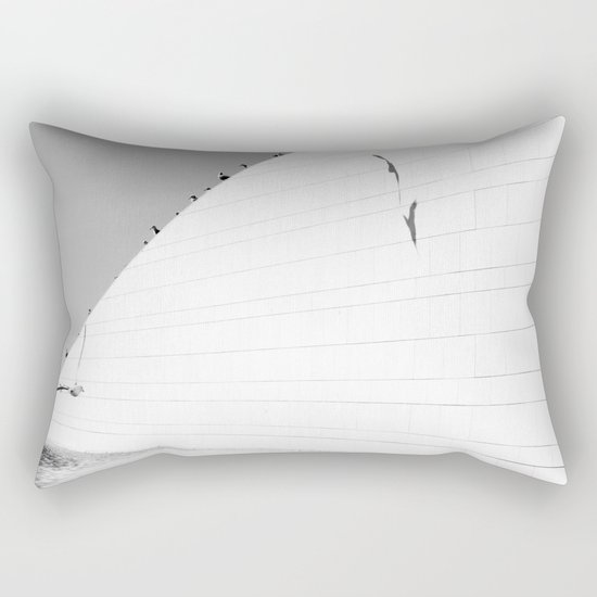 Shadows birds Rectangular Pillow