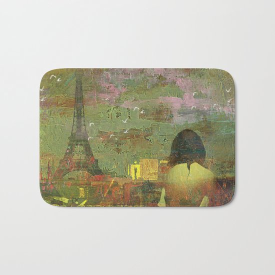 On the roofs of Paris Bath Mat