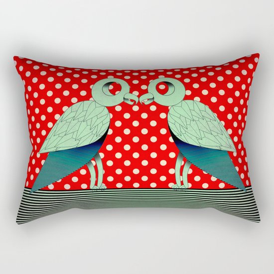 parrot dot ! Rectangular Pillow