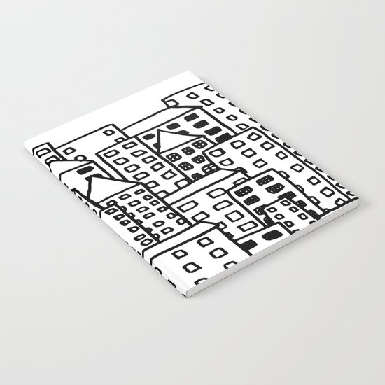 Cityscape Doodling Notebook