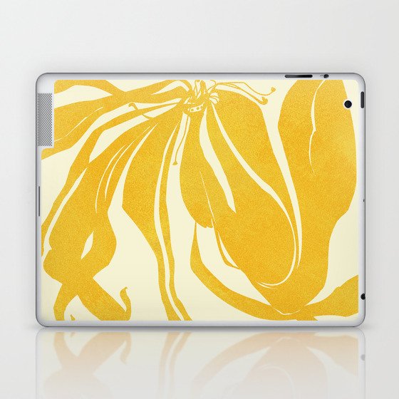 Yellow flowers Laptop & iPad Skin