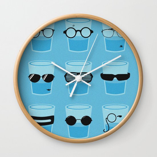 Glasses Wall Clock
